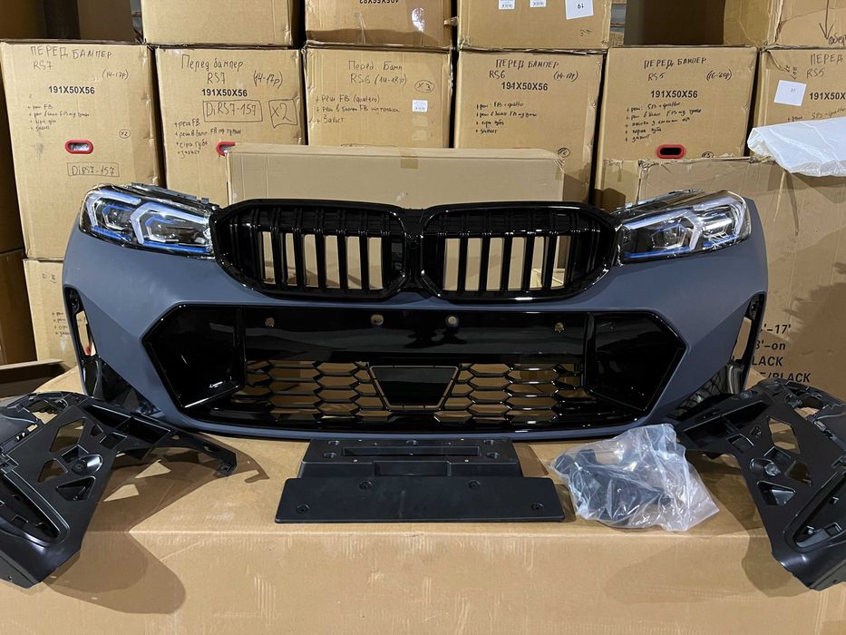 обвес на g20 bmw г20 m paket бмв М паекет Бампер ноздри Рестайлинг