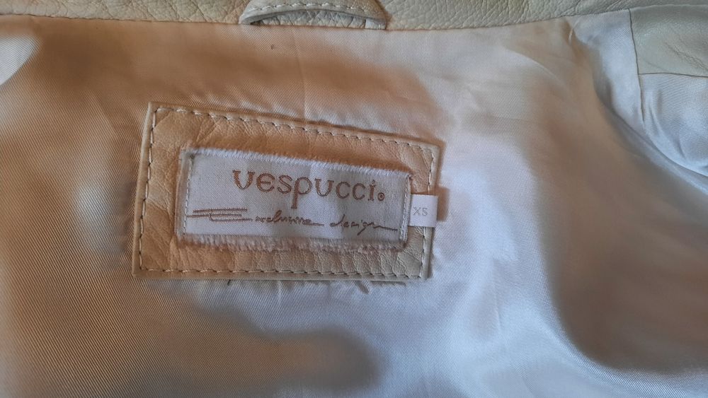 VESPUCCI włoska kurtka 100%skóra naturalna jagnieca