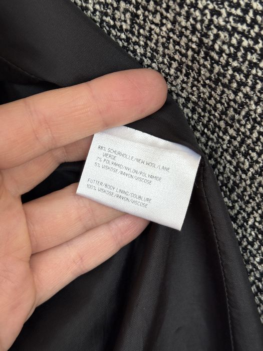 Marynarka Basler welna welniana przedłużana melanż wiosenna czarna