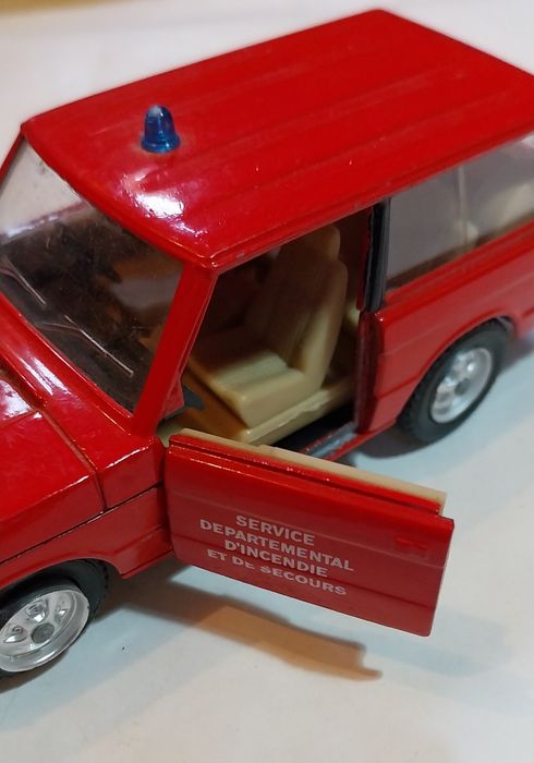 Miniatura de bombeiros da Solido Range Rover 1/43
