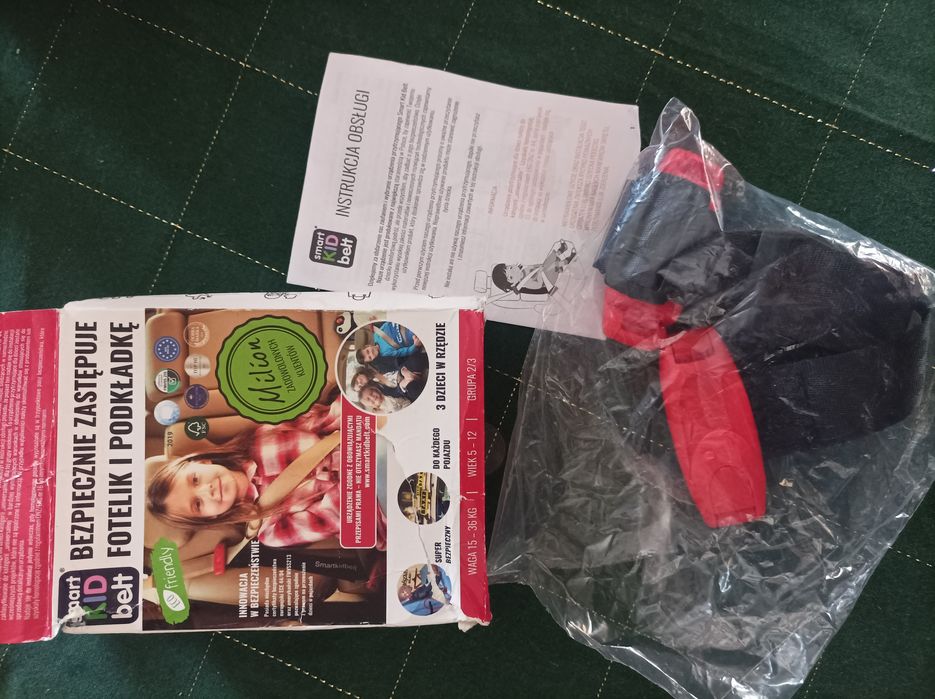 Pas bezpieczeństwa, Smart Kid Belt, nowy, atesty, do samochodu