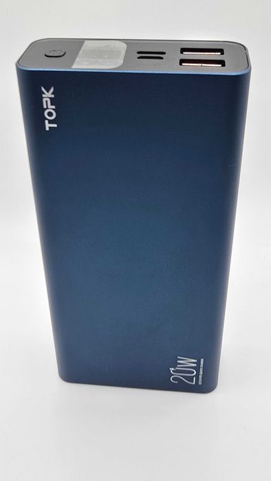 Powerbank  TOPK 20W QC 3.0 USB C A micro 20000 mAh