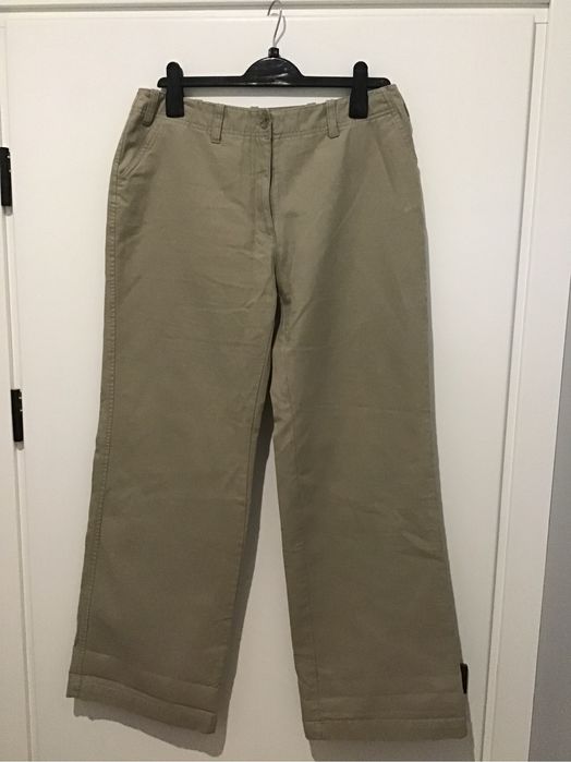 Брюки теплі  палаццо м натуральна тканина,