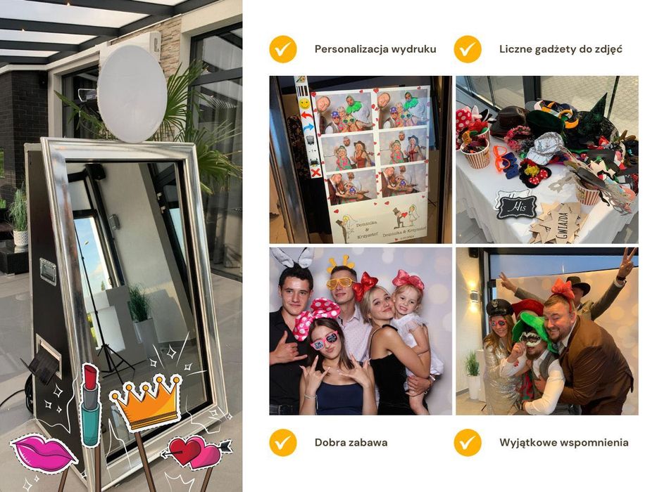 Fotolustro 65 cali / fotobudka wynajem