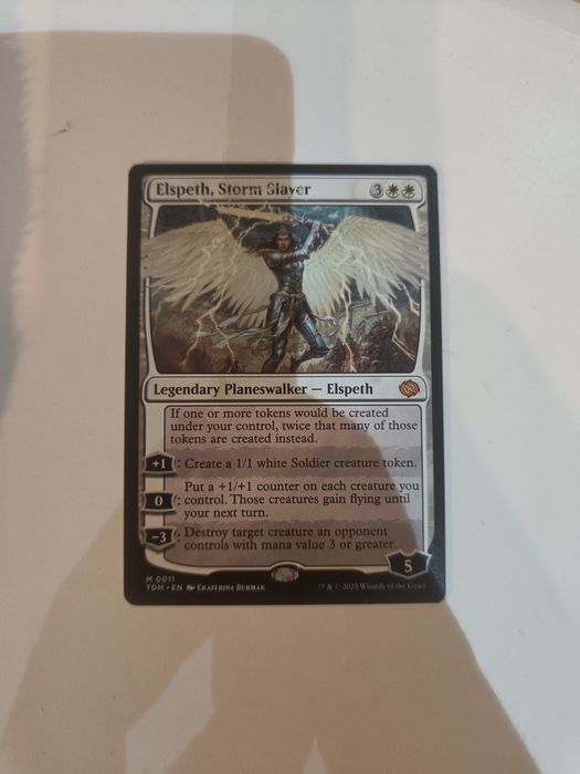 Elspeth, Storm Slayer Magic the Gathering MTG karta