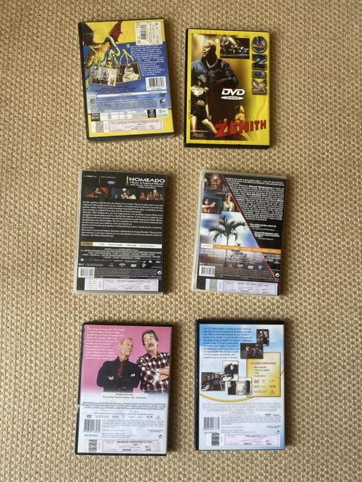 Vários DVD de vários géneros todos impecáveis.