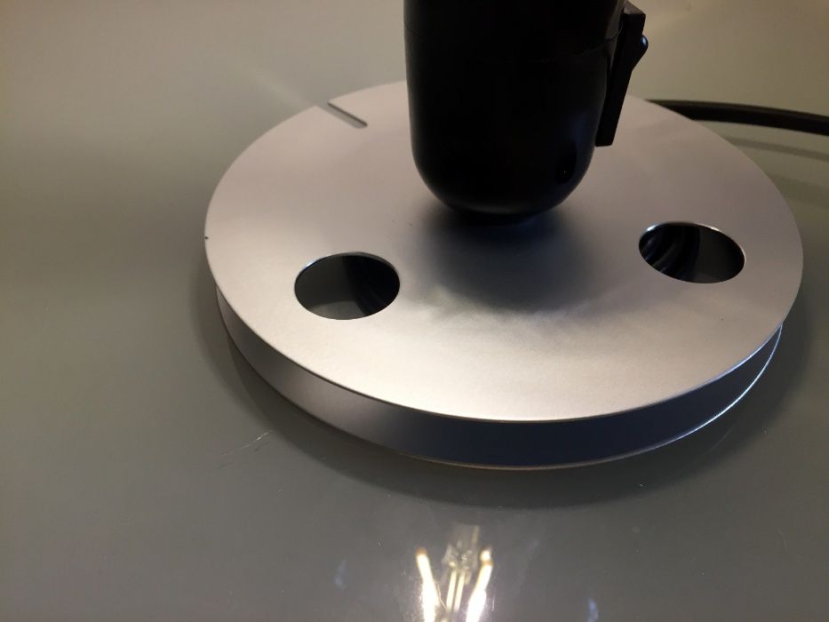 Candeeiro de mesa lampadina, preto de Achille Castiglioni 1972