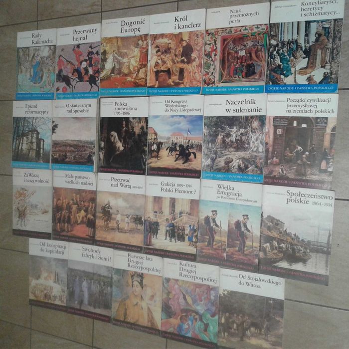 Zestaw 23 gazety Dzieje narodu i państwa polskiego cena za komplet