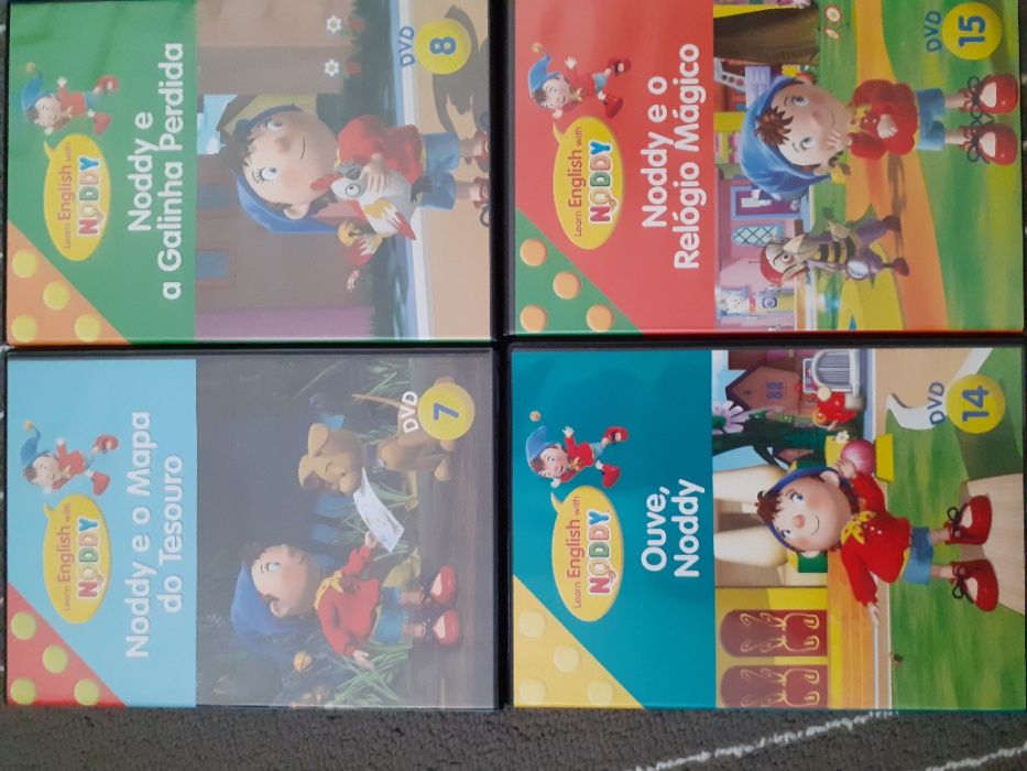 Aprender inglês com o Noddy - 11 DVD's - PORTES GRÁTIS