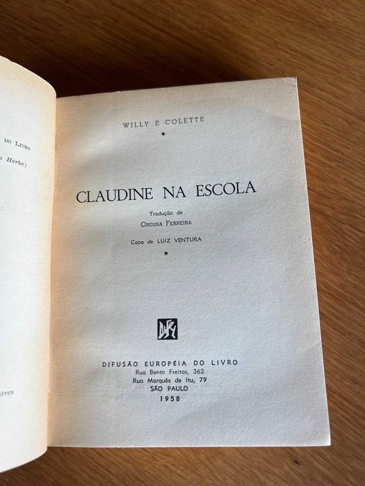 CLAUDINE NA ESCOLA      Willy e Colette