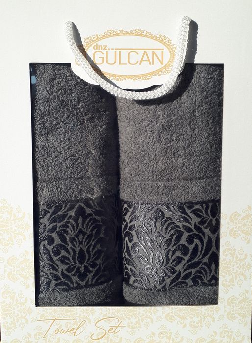 Набір Якісних Махрових Рушників з Двох штук. Набор Махровых Полотенец.