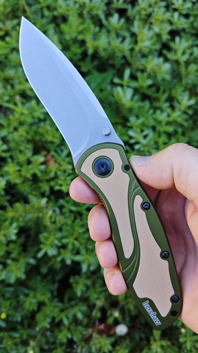 Kershaw Blur Exclusive Desert Warrior MagnaCut KS1670OT преміум матеріали ,топ матеріали на ножовому ринку , преміум сталь Magna Cut, алю руків'я g10