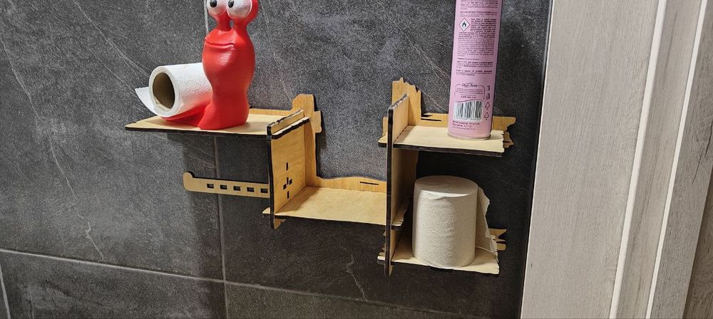 Полка в туалет ванную держатель туалетной бумаги и пахучки