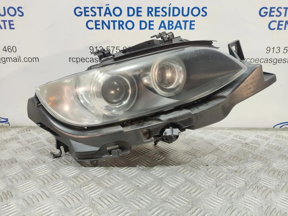 Conjunto Farol Otica Frente Frontal Direita Original Xenon BMW Serie
