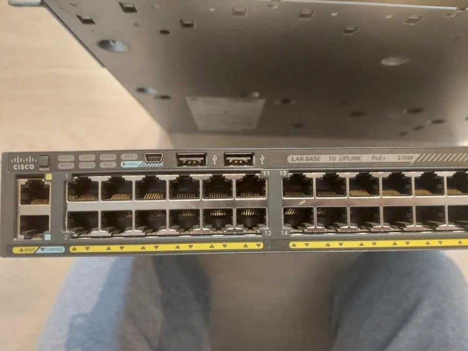 przełącznik komutator Cisco WS-C2960X-48LPS-L PoE