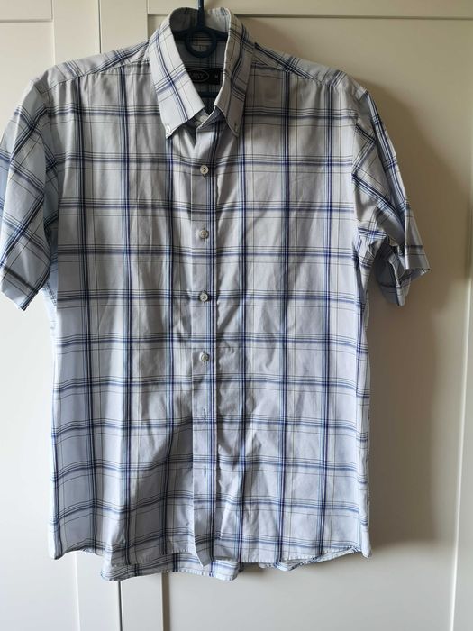 EASY koszula w kratę niebieska r. 38/M