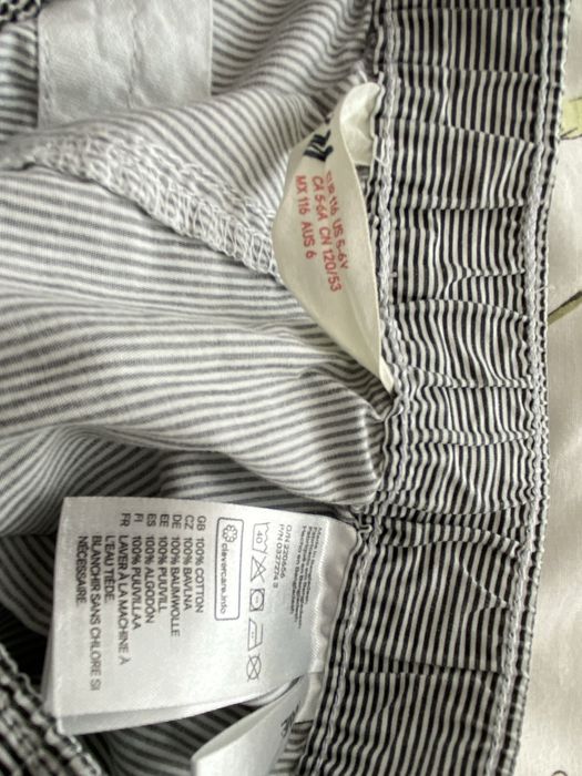 Spodenki w paski r. 116 H&M