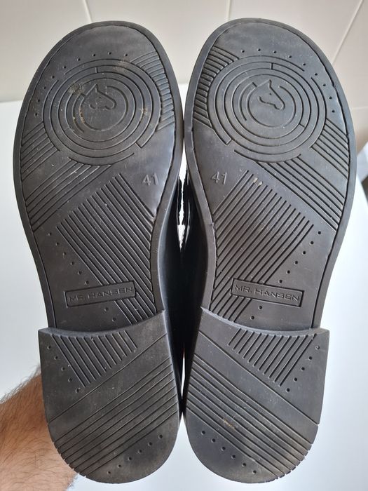 Sapatos mocassin pretos, 41