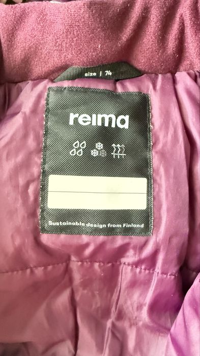 Дитячий зимовий термо суцільний комбінезон для дівчинки Reima Tuohi