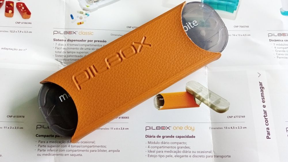 Caixa diária p/ medicação PILLBOX