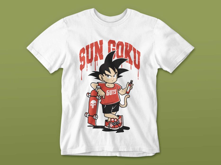 T-Shirt Personalizada Sun Goku Dragon Ball Z #2015