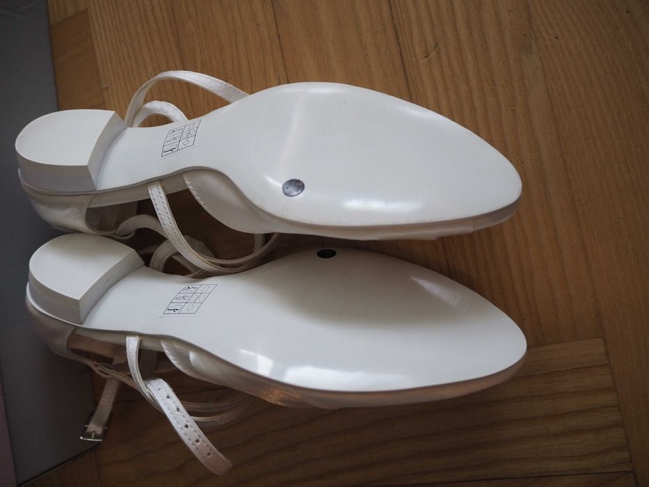 Nowe buty ślubne satynowe CASANI 37