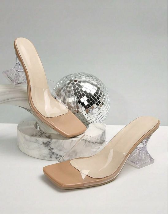 Transparentne szpilki r. 44