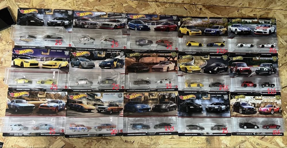 Packs Hot wheels Premium Selados