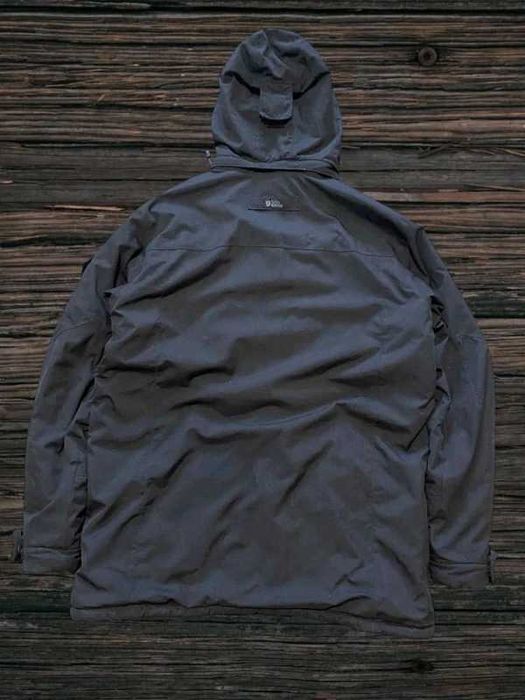 Kurtka męska zimowa Fjallraven yupik parka czarny scandinavian futerko
