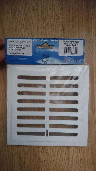 Kratka wentylacyjna Vents 140 x 140 mm biała