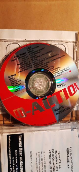 gra pc m.a.x. 2, heavy metal , age of empires cd action 10/2000