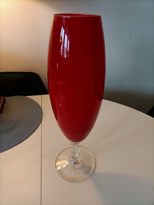 Wazon - świecznik z pieknego szkła