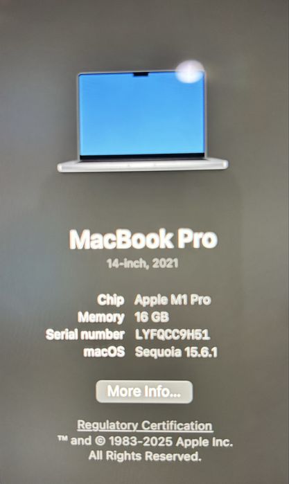 MacBook M1 Pro 16GB como Novo