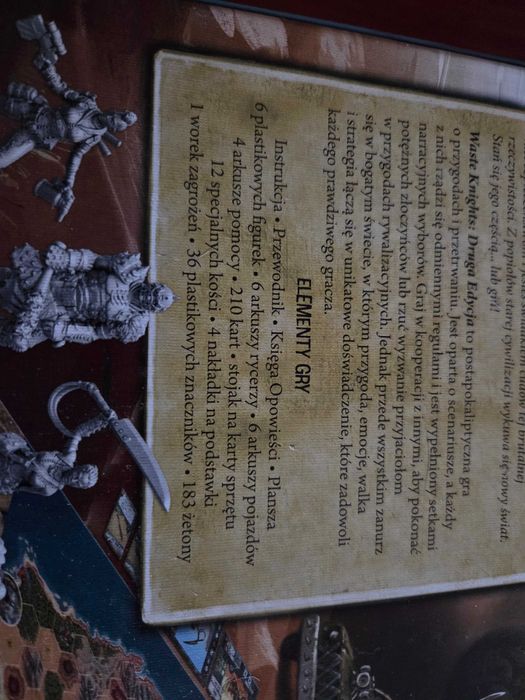 Gra planszowa Waste Knights Druga Edycja / PL / jak Mad Max i Fallout