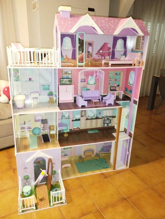 Casa de madeira XXL para Barbie