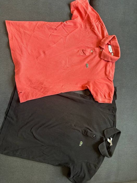 Футболки/поло Lacoste S чорна та рожева