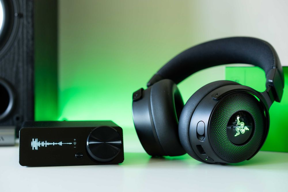 Razer Kraken V4 Pro - bezprzewodowe słuchawki gamingowe, z mikrofonem