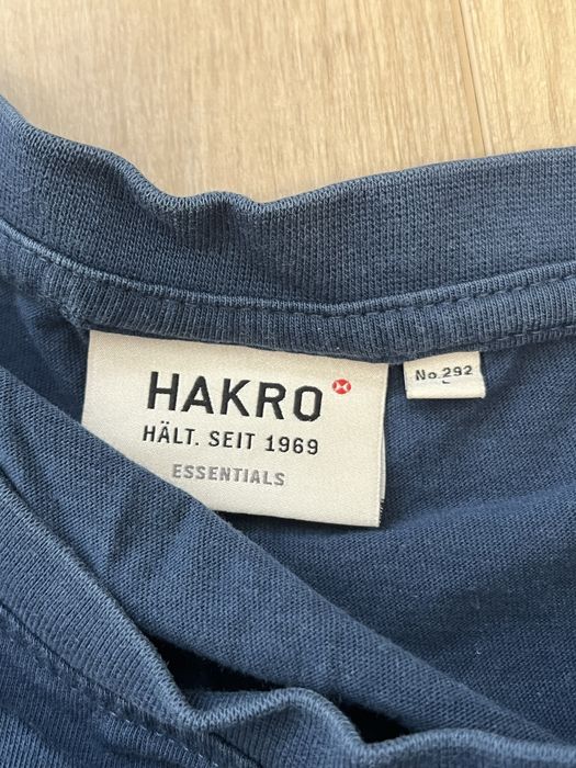 Koszulka Hakro Essentials Granatowa