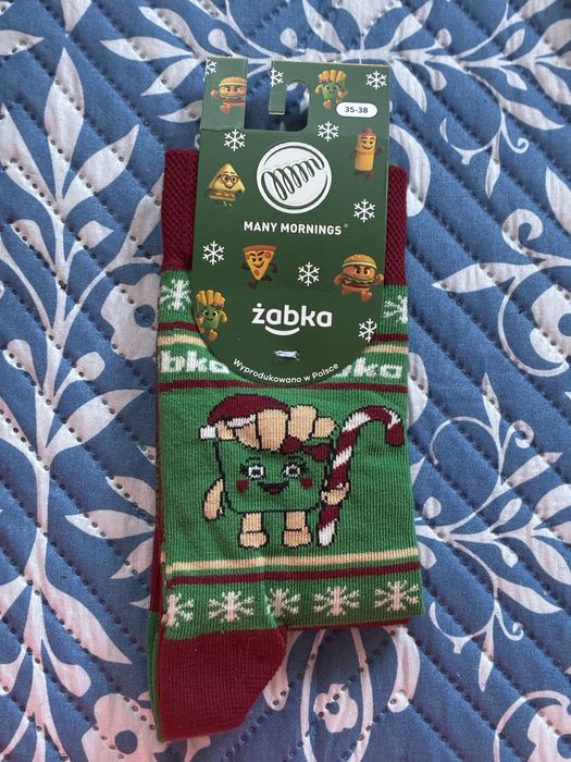 Skarpety z Żabki Many Mornings rozmiar 35-38 unikat ŻABKA