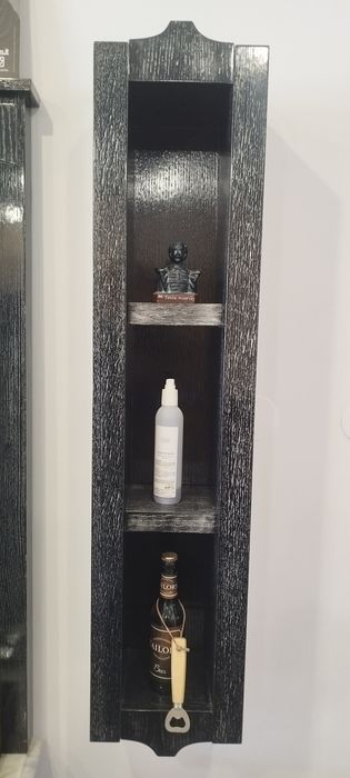 Rampa Barbeiro Cabeleireiro Móvel Carvalho