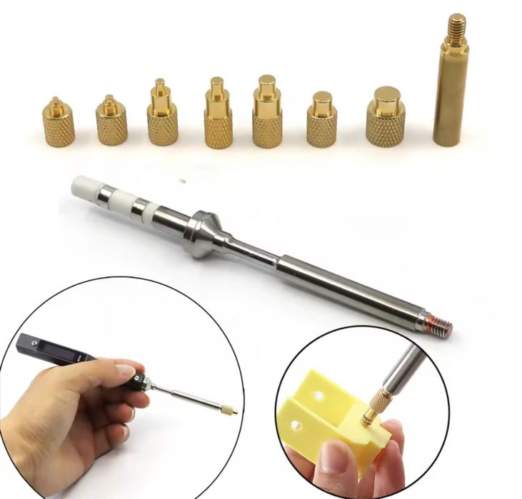 Жало TS100/TS101, насадка з термоплавом для різьбових втулок