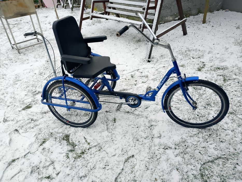 Rower Misiarz rehabilitacyjny   trzykołowy składany