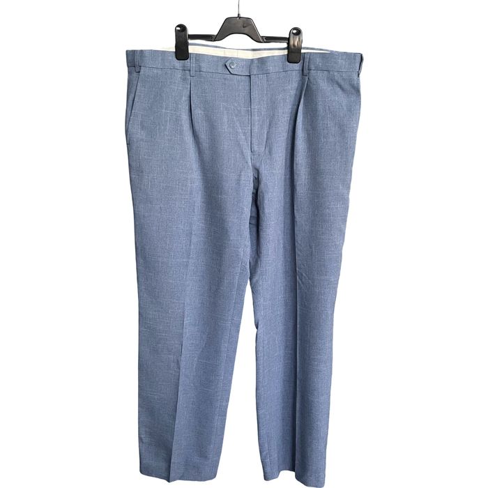 Marks&Spencer Spodnie Męskie Stylowe Eleganckie Niebieskie 42/33