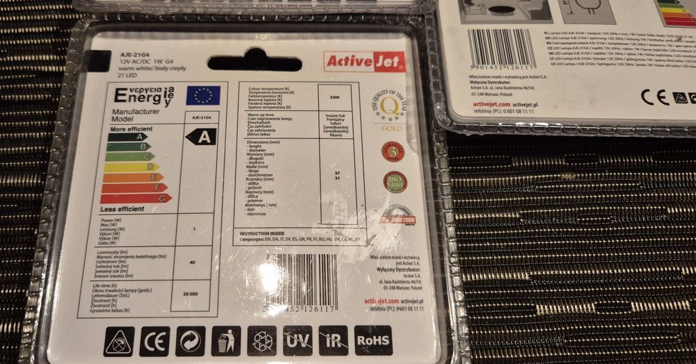 Żarówka led G4 3szt