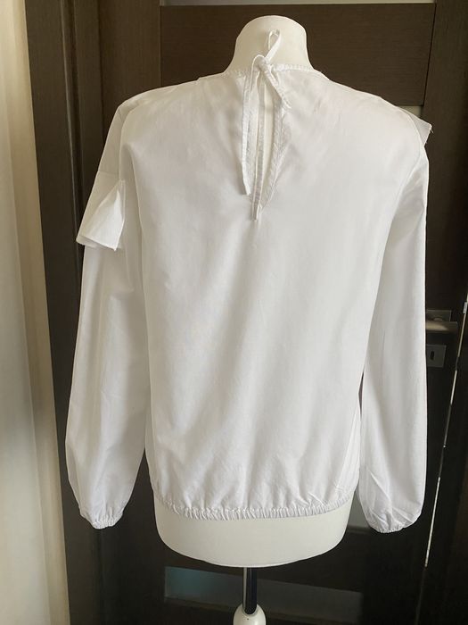 Biała bluzka z falbanami 36 Reserved