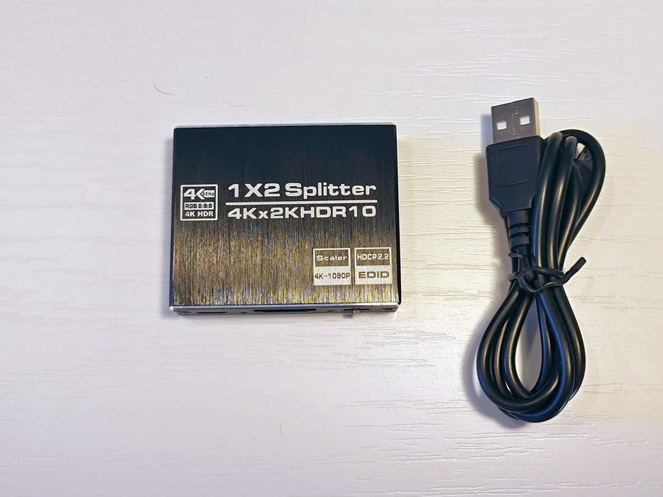 Splitter HDMI 1x2 Rozdzielacz 4K*2K ULTRA HD 4K