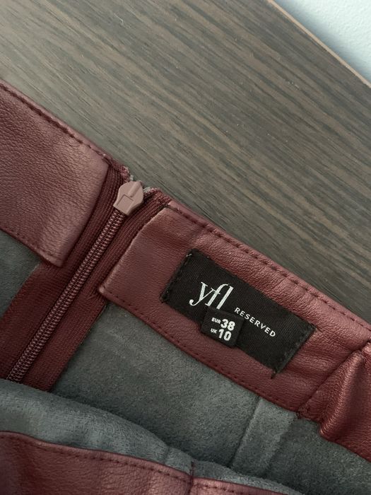 Юбка экокожа