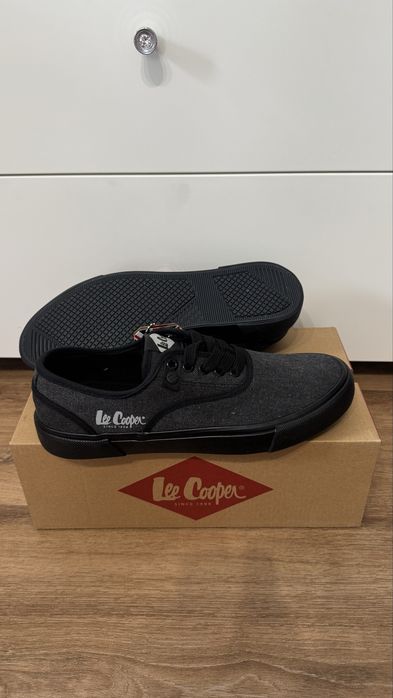 Męskie trampki Lee Cooper czarne/szare roz. 42