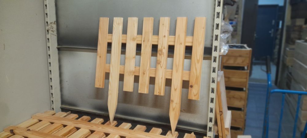 Płot, płotek, minipłotek, przęsło, drewniane