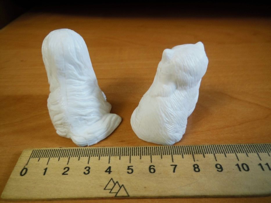 Игрушечные статуэтки кот и пес( собака)